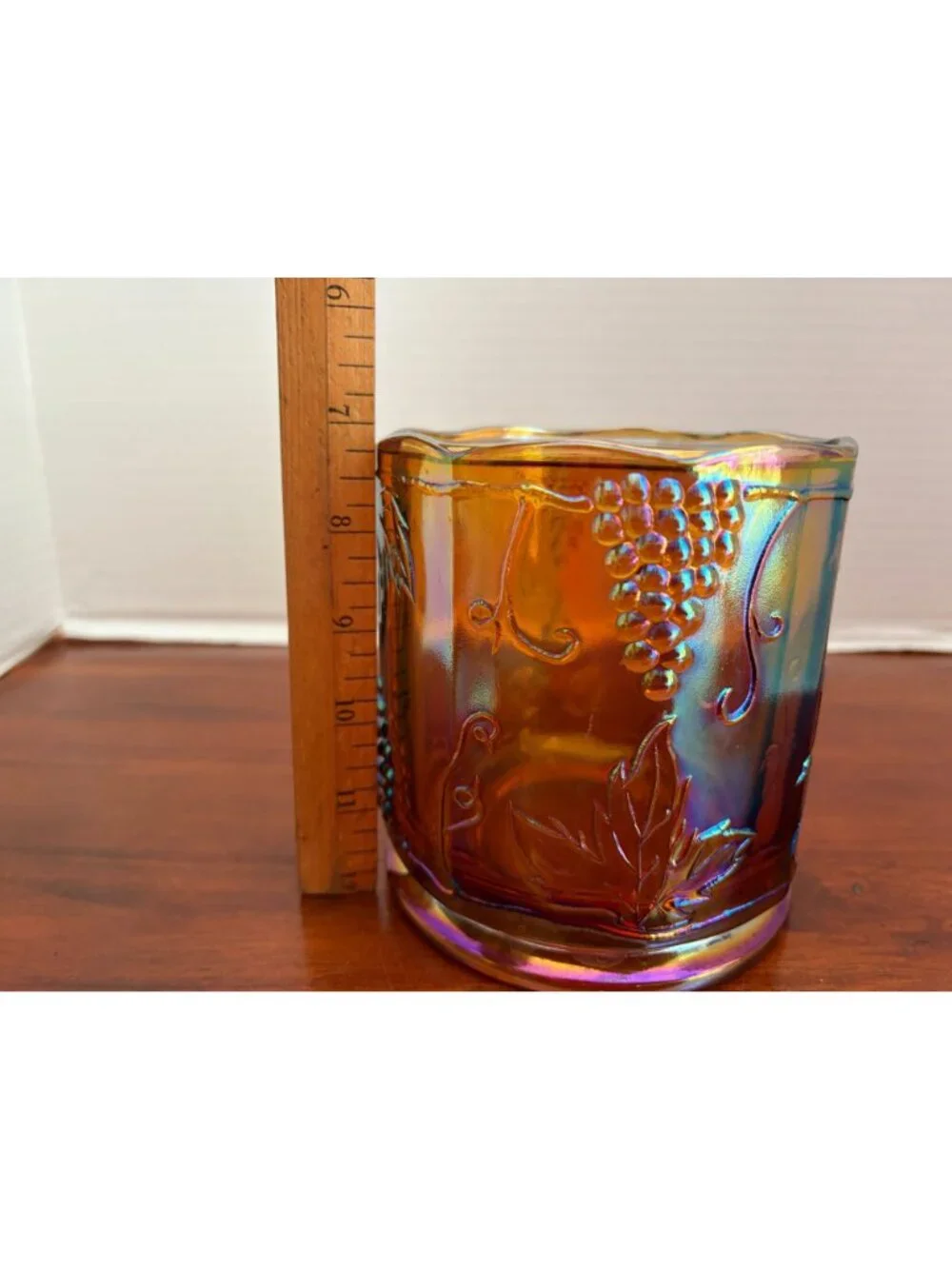 Vintage Indiana Glass Harvest Grape Marigold 7